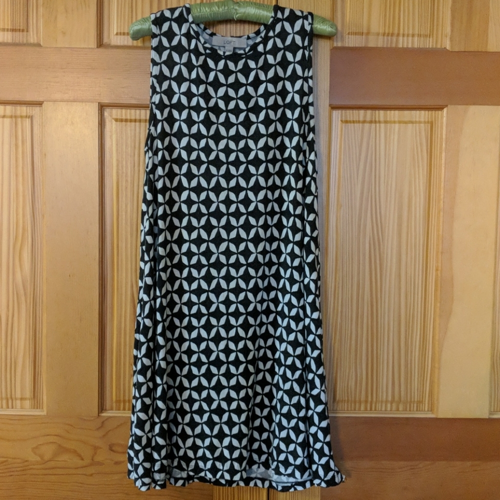 LOFT Printed summer dress